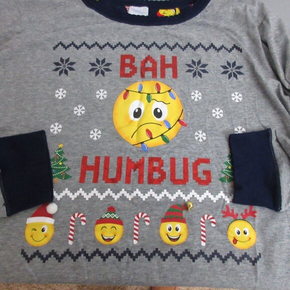 Secret Treasures Sleep Shirt 3X (22W-24W) Bah Humbug Emoji Jingle Bell Ugly PJ - Picture 7 of 7